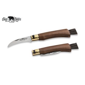 Coltello Funghi Antonini Old Bear Noce