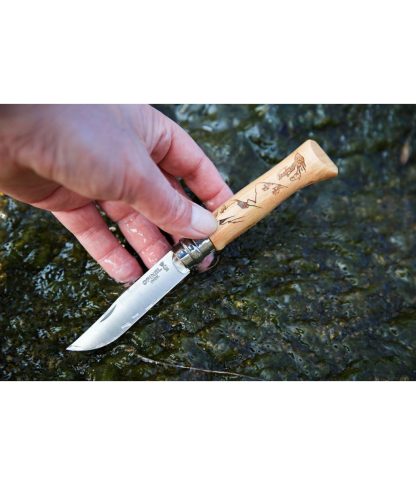 Opinel Messer N.8 Buche Trekking (1)