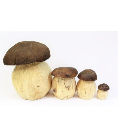 Champignons porcini en bois fabriqués à la main (1)