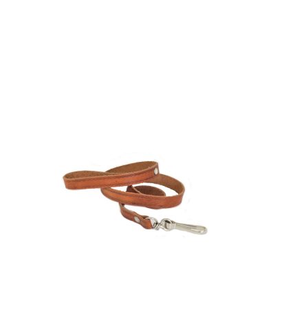 Laisse en cuir classique pour chien truffier 100 cm