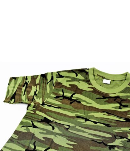 T-shirt camouflage en coton